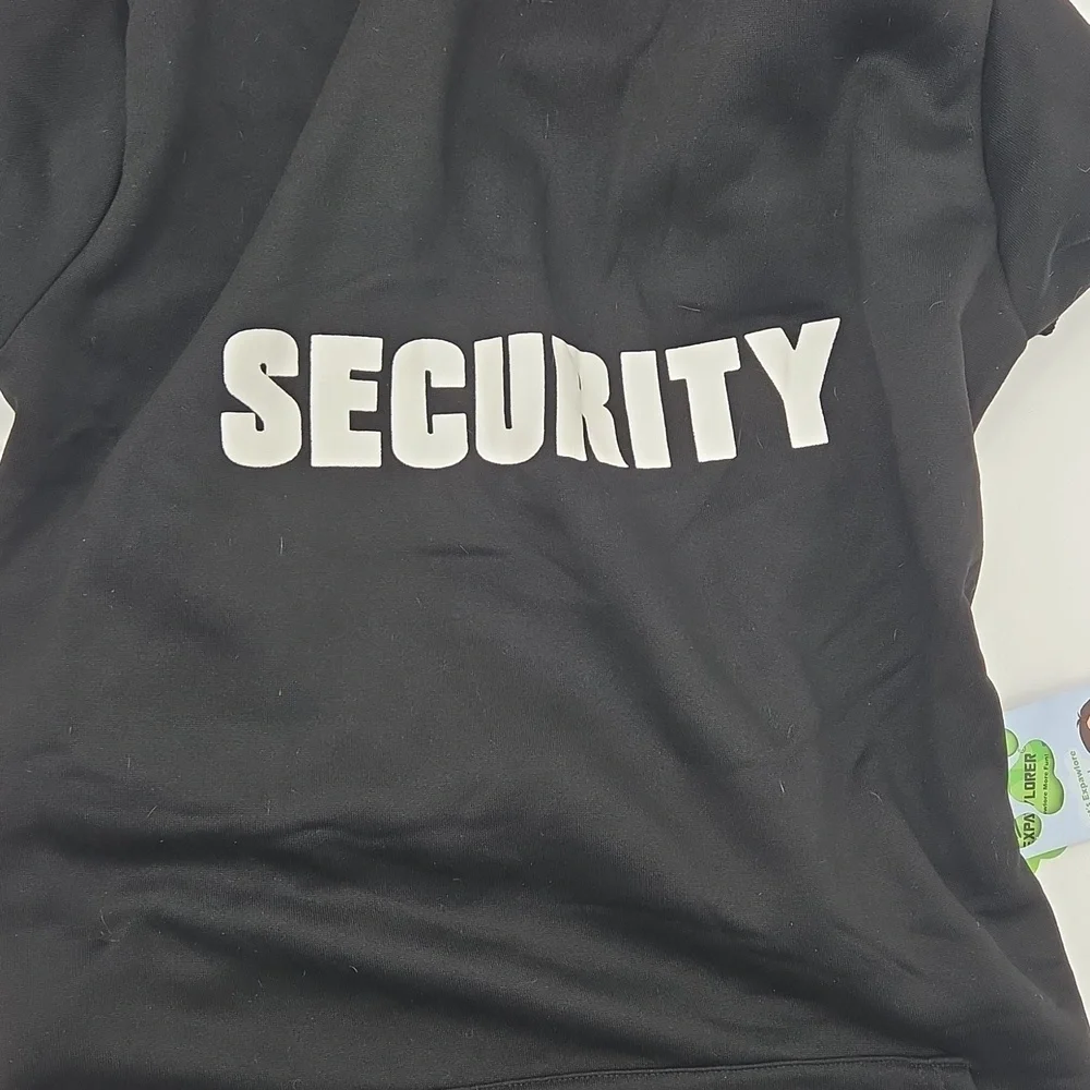 Security Black Dog Hoodie NWT